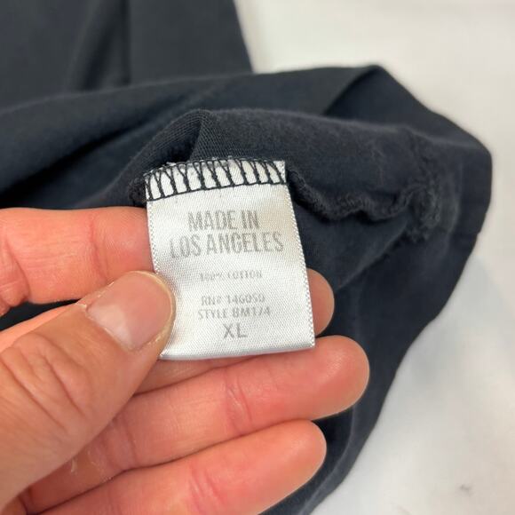 Buck Mason Curved Hem Cotton Short Sleeve T Shirt Men's XL Quiet Luxury - Picture 7 of 10